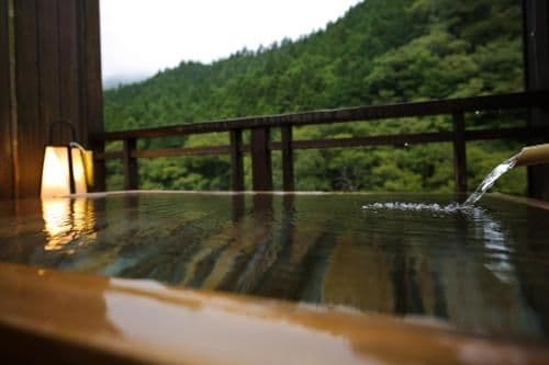 Japanese-Style Deluxe Twin Room with Open-Air Bath