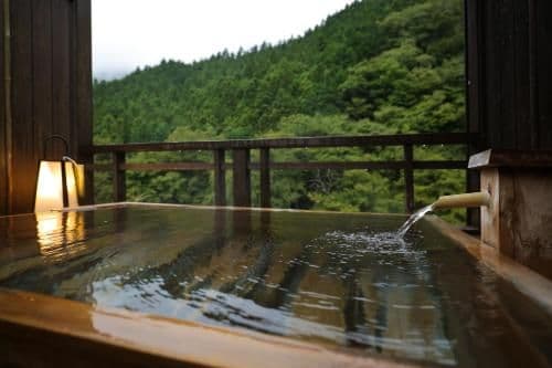 Japanese-Style Deluxe Twin Room with Open-Air Bath