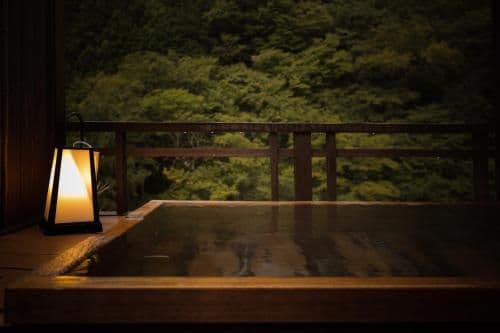 Japanese-Style Deluxe Twin Room with Open-Air Bath