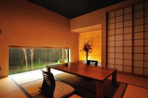 Deluxe Twin Room with Tatami Area and Open-Air Bath ( Up to 2 people )
