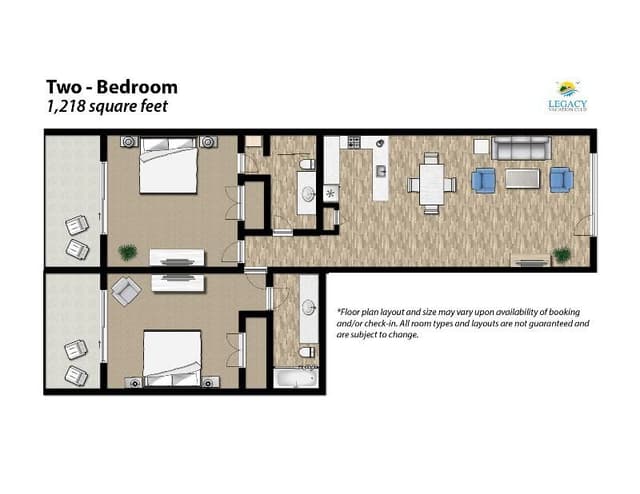 SUITE TWO BEDROOMS