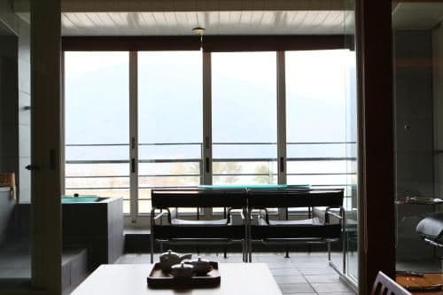 Suite Room with Tatami Area with Open-Air Bath and Lake View
