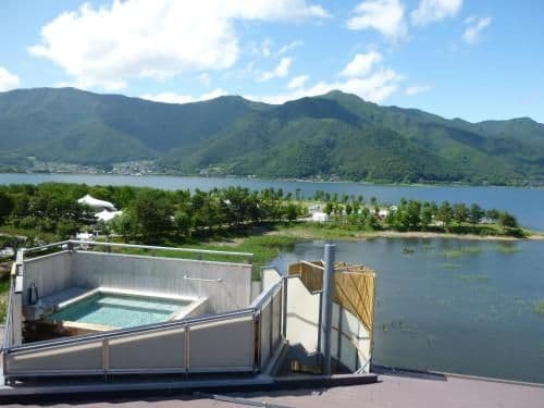 Room with Tatami Area and Lake View