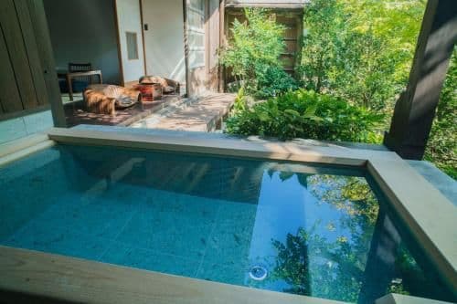 YAMAZAKURA Japanese-Style Room with Open Air Bath