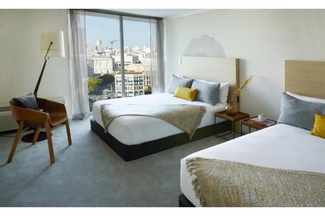 DOUBLE TWO DOUBLE BEDS