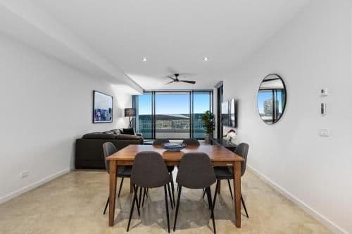 Deluxe Three-Bedroom River View Apartment with Balcony