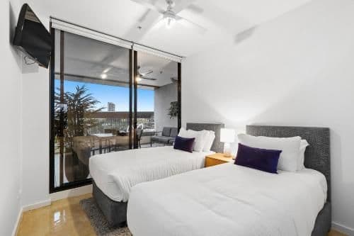 Deluxe Three-Bedroom River View Apartment with Balcony