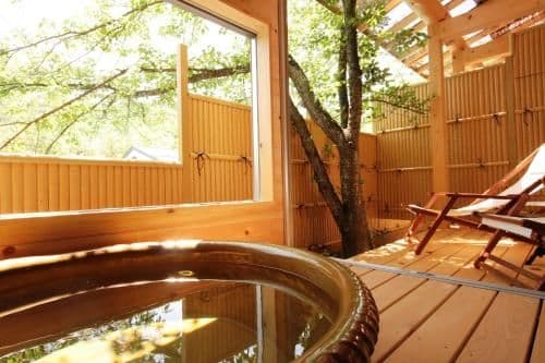 Japanese-Style Room with Open-Air Bath