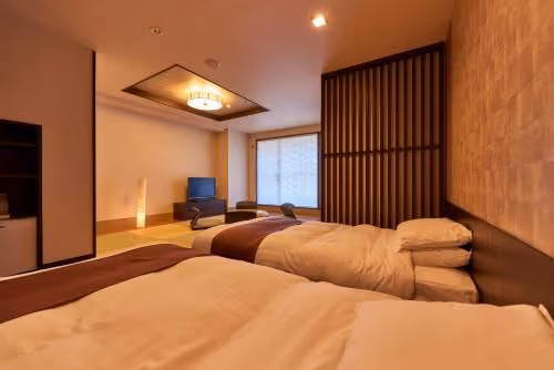 Deluxe Room with Tatami Area and Open-Air Bath - Non-Smoking