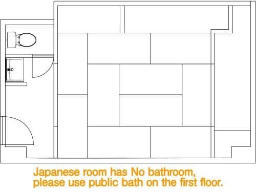 Japanese-Style Room without bath、with toilet - Non-Smoking