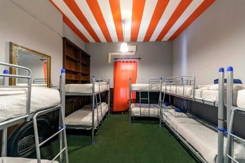 Bed in 10-Bed Mixed Dormitory Room with Shared Bathroom