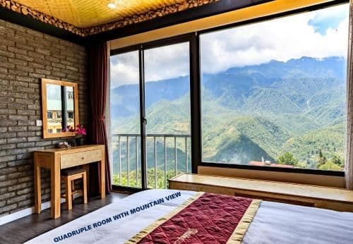 Quadruple Room with Mountain View