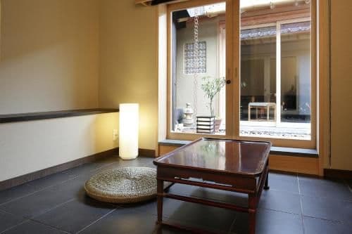 Japanese-Style Twin Room with Loft and Garden View