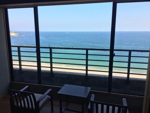 Japanese-Style Room with Open-Air Bath and Sea View