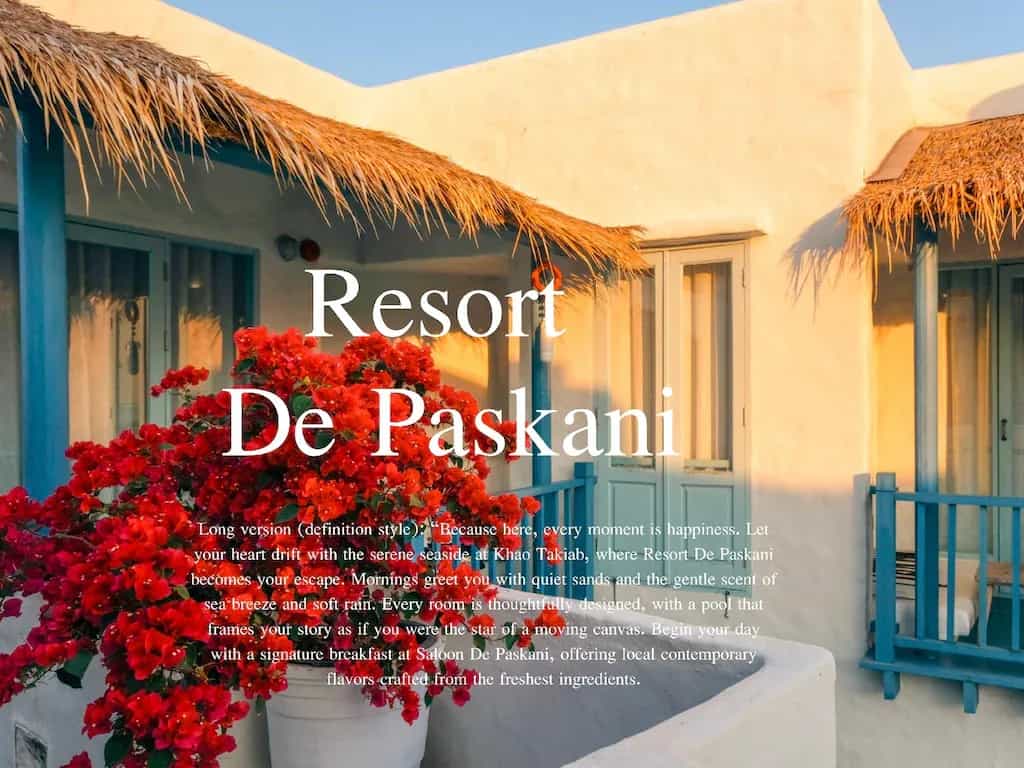 Resort De Paskani Resort De Paskani