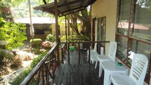 Garden View Air-con Twin Bed