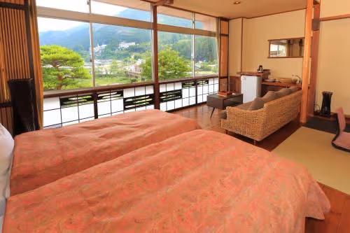 Twin Room with Tatami Area - Room Only Plan