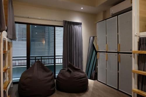 Single Bed in Male Dormitory Room