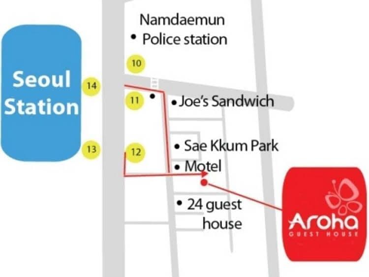Aroha Guesthouse Seoul Station Aroha Guesthouse Seoul Station