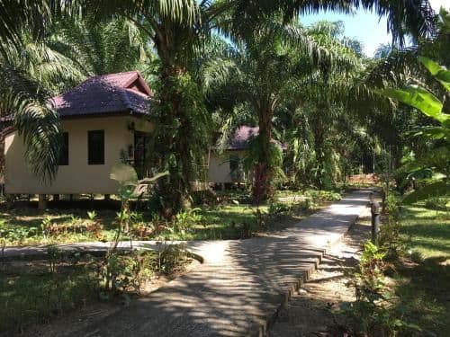Twin Fan Bungalow with Garden View