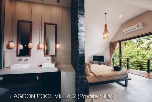 Private luxury lagoon pool villa 2