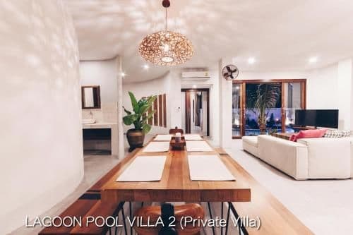 Private luxury lagoon pool villa 2