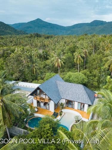 Private luxury lagoon pool villa 2