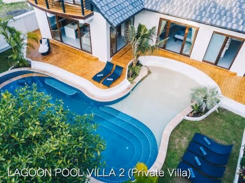 Private luxury lagoon pool villa 2