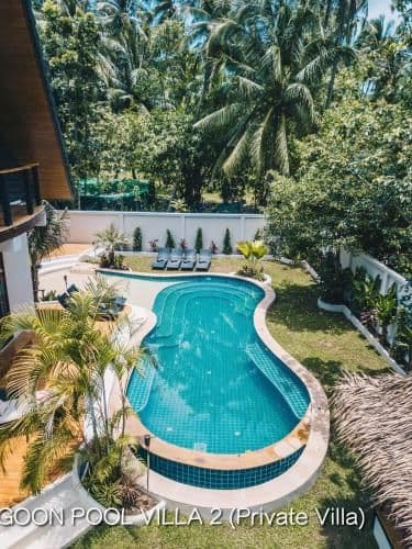 Private luxury lagoon pool villa 2