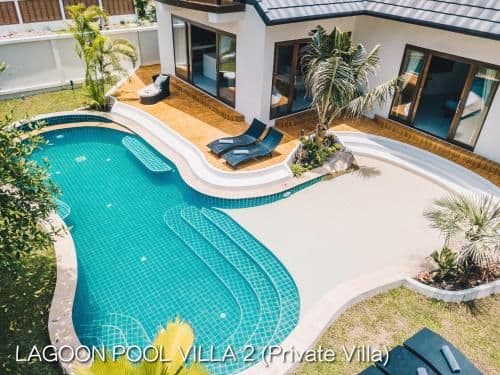 Private luxury lagoon pool villa 2