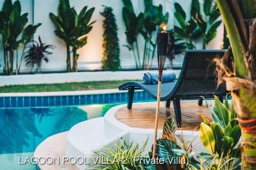 Private luxury lagoon pool villa 2