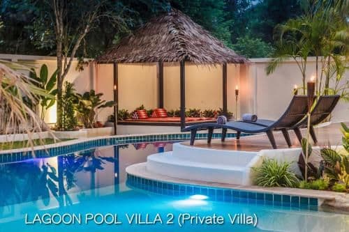 Private luxury lagoon pool villa 2