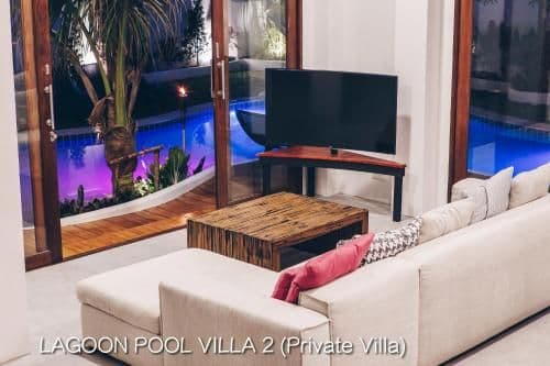 Private luxury lagoon pool villa 2