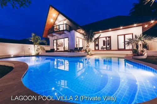 Private luxury lagoon pool villa 2