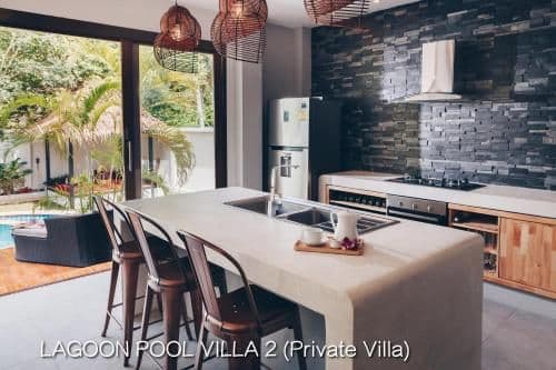 Private luxury lagoon pool villa 2