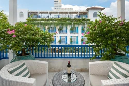 Duplex Residence with Balcony and Pool View