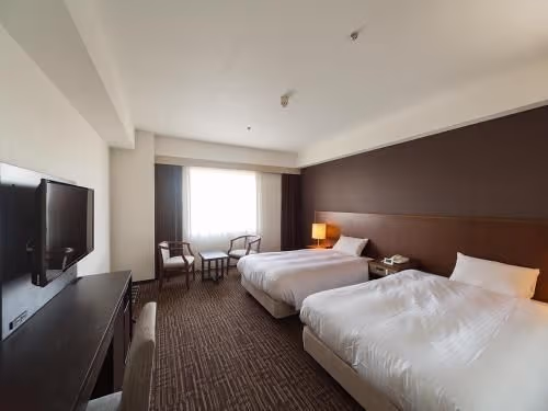 Twin Room with Castle View - Non-Smoking