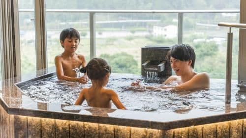 Room with Tatami Area and Open-Air Bath