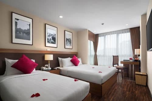 Family suite or ( Triple room)