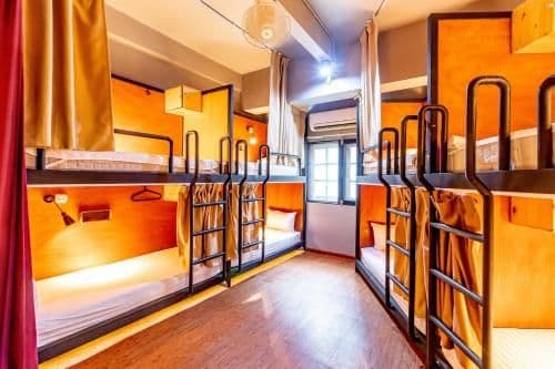 Bed in 8-Bed Female Dormitory Room