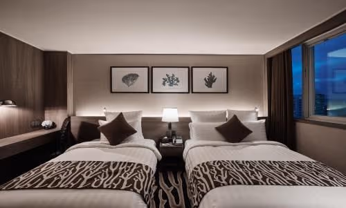 Special Offer - Family Twin Room with City View with Wine Party Package