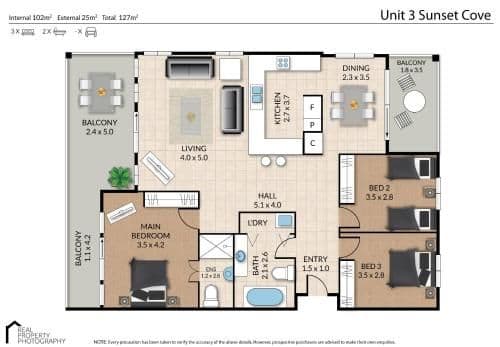 Three-Bedroom Superior Apartment