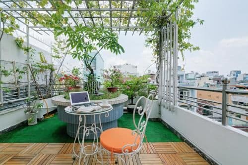 Double Room with Terrace + Free Laundry