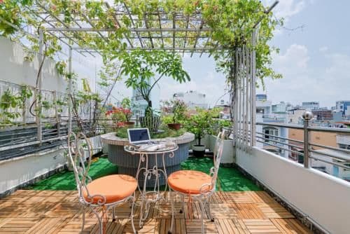 Double Room with Terrace + Free Laundry