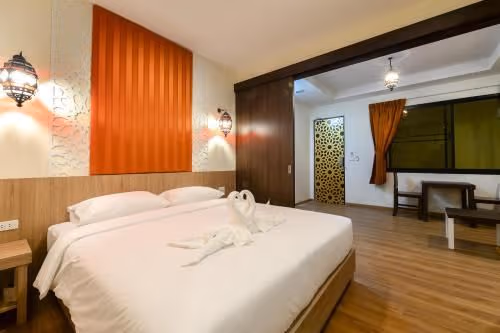 One bedroom (Double Bed Only)