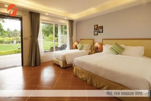 Triple Room with Pool View