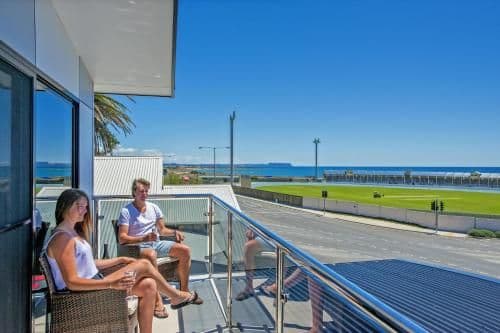 Ocean Apartment two bedroom upstairs with balcony & view