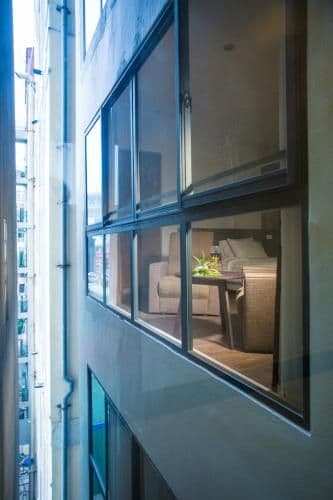 Family Room with window