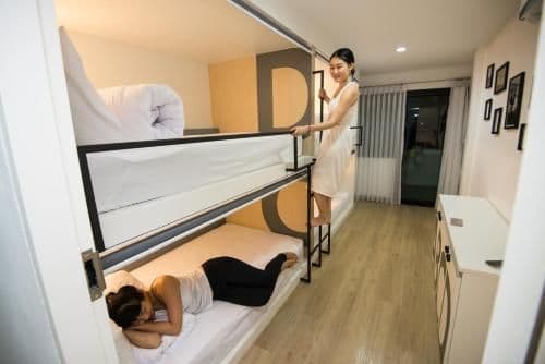 Bed in 8-Bed Female Dormitory Room
