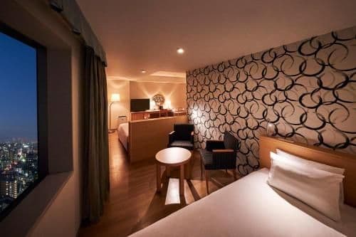 Corner Quadruple Room with Tokyo Sky Tree View - Non-Smoking